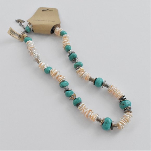 Coldwater Creek Stacked Cultured Pearl Necklace
